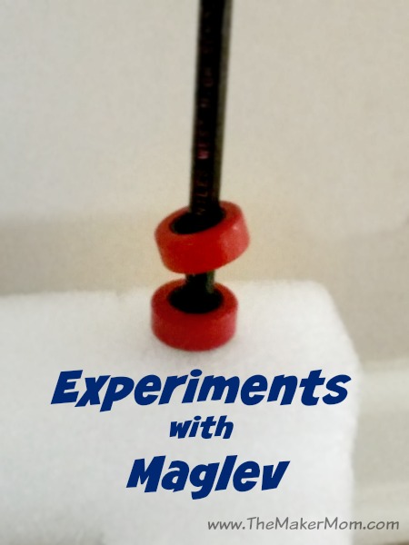 Big Hero 6 Science Fun Inspired by Honey Lemon and GoGo Maglev experiment from TheMakerMom.com.